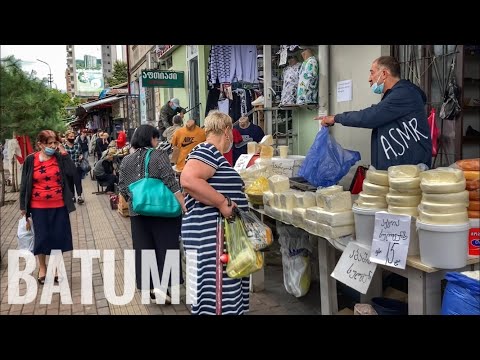 Batum ara sokaklarında kısa bir gezinti, Yerel dükkanlar ve satıcılar, Gürcistan